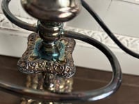 Image 6 of Silver Plate candelabra for 3 candles
