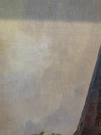 Image 3 of Oil Painting, Large Church Scene, Signed, 1963