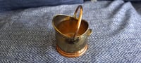 Image 4 of Small Brass & Bronze Scuttle Bucket, Made in England