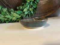 Image 4 of Handmade Blue Pottery Trinket Dish, Made in Canada