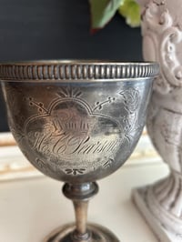 Image 5 of Antique Trophy Cup, TCP 1890, Vintage silver Trophy, Mr J Kidston MacDonnld