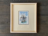 Image 1 of Signed Robert E Kennedy, Key West Waterfront 1975