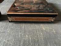 Image 5 of Tall Ship Tin, Copper Metal Box