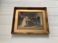 Image 5 of Framed Antique Sydney Kendrick Print, 1930s, Signed