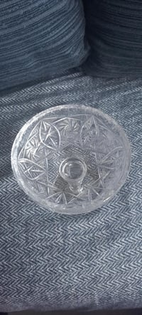 Image 3 of Crystal Goblet, Pinwheel Cut Glass, Chalice Bowl