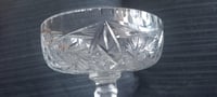 Image 4 of Crystal Goblet, Pinwheel Cut Glass, Chalice Bowl