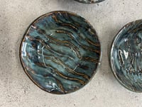 Image 7 of Handmade Blue Pottery Trinket Dish, Made in Canada