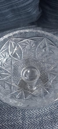 Image 7 of Crystal Goblet, Pinwheel Cut Glass, Chalice Bowl
