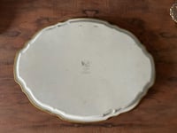 Image 9 of BaretWare Metal Tray, English Floral Vanity Barware