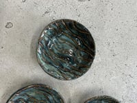 Image 9 of Handmade Blue Pottery Trinket Dish, Made in Canada