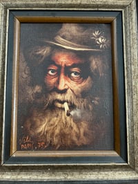 Image 2 of Oil painting, Old Man Portrait, Original artwork