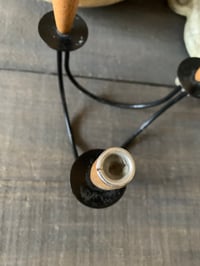 Image 4 of Wood and Metal Candelabra