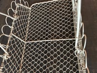 Image 8 of Scrolled Metal Wire Basket, Farmhouse Decor