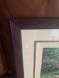 Image 5 of Mary G. Smith Print, Boy and Dog, Signed Canadian Art, Framed