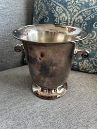 Image 1 of Silver Wine Bucket, Primrose Plate Barware