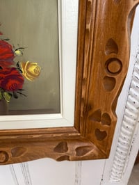 Image 4 of Floral Oil Painting, Signed, Framed