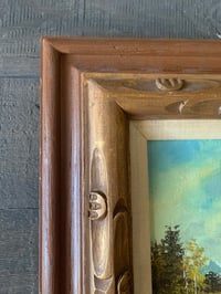 Image 3 of Wood Frame, Oil on Canvas, Original Artwork, 8x10