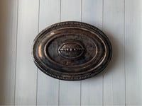 Image 2 of Antique Ornate Silver Serving Dish, Made in England