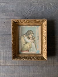 Image 1 of Antique Gold Framed Print, 8x10