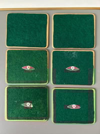 Image 7 of Set of 6 Square Coasters, Lady Clare Coasters