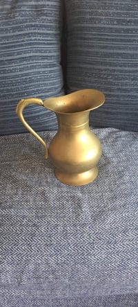 Image 1 of Brass Pitcher, Made in India, Indoor Planter