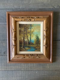 Image 7 of Wood Frame, Oil on Canvas, Original Artwork, 8x10