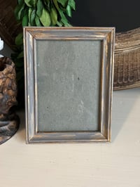 Image 2 of Gold Painted Wood Frame: Shabby Chic Farmhouse Decor (5x7)