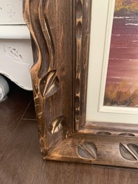 Image 6 of Carved Wood Frame, Landscape Oil on Canvas, 16x20