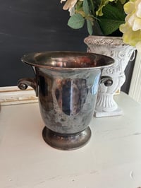 Image 1 of Silver Wine Bucket, Primrose Plate Barware, Made in Canada