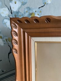 Image 3 of Child Portrait: 1968 Original Art in Wood Frame