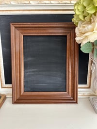 Image 1 of Framed Farmhouse Chalkboard: Mudroom Message Board