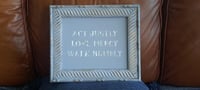 Image 2 of Upcycled Wood Picture Frame, Farmhouse, Shabby Chic Decor (8x10)