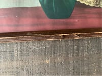 Image 6 of Wood Serving Tray with Brass Handles