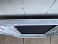 Image 5 of Framed Wood Chalkboard: Farmhouse Mudroom Message Board