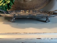 Image 7 of Silver Plated Footed Tray, Barware, Patina