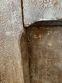 Image 5 of Heavy Wood Door with Hinges, Architectural Salvage