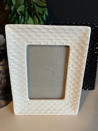 Image 2 of Ceramic Photo Frame: White or Black, Velvet Back