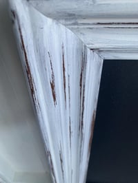 Image 6 of Framed Wood Chalkboard: Farmhouse Mudroom Message Board