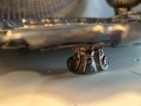 Image 8 of Silver Plated Footed Tray, Barware, Patina
