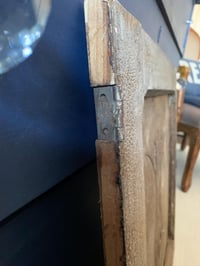 Image 6 of Heavy Wood Door with Hinges, Architectural Salvage