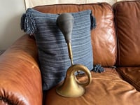 Image 1 of Antique Brass Car Horn: Automotive Decor