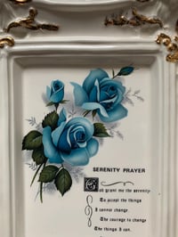 Image 2 of Porcelain Wall Plate, Serenity Prayer, Religious