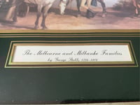 Image 8 of The Melbourne and Milbanke Families by George Stubbs, 1970s Print, With nameplate
