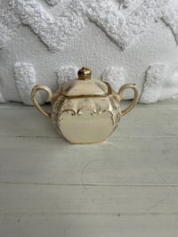 Image 9 of Sadler Sugar Bowl: 1940s Iridescent Lusterware