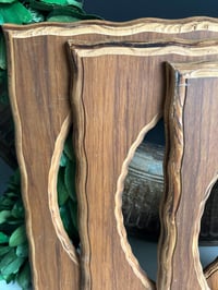 Image 4 of Wood Grain Picture Frame: Farmhouse Oval Empty Frame