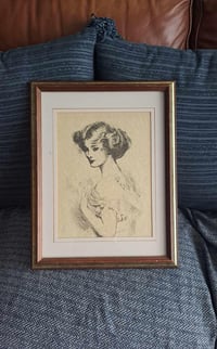 Image 1 of Gibson Girl 1 Print, Etching, 16x12