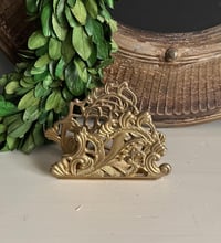 Image 1 of Brass Napkin/Letter Holder, Vintage Kitchen, Office accessories