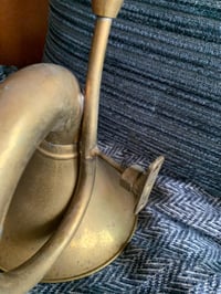 Image 3 of Antique Brass Car Horn: Automotive Decor