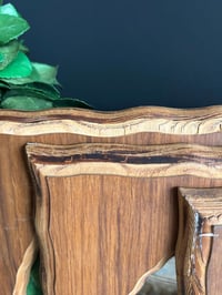 Image 5 of Wood Grain Picture Frame: Farmhouse Oval Empty Frame