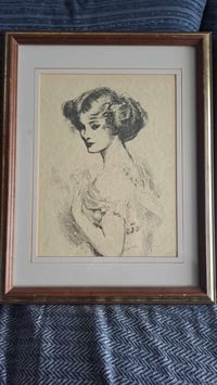 Image 2 of Gibson Girl 1 Print, Etching, 16x12
